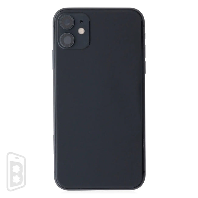 Back Housing W/ Small Components Pre-Installed Compatible For iPhone 11 (No Logo)