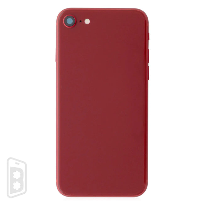 Back Housing W/ Small Components Pre-Installed Compatible For iPhone 8 (No Logo)