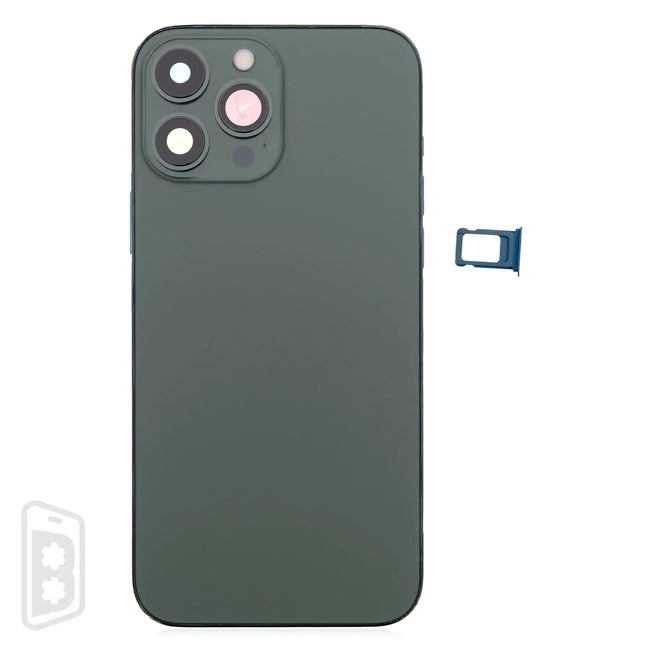 Back Housing W/ Small Components Pre-Installed Compatible For iPhone 13 Pro Max (US Version) (No Logo)