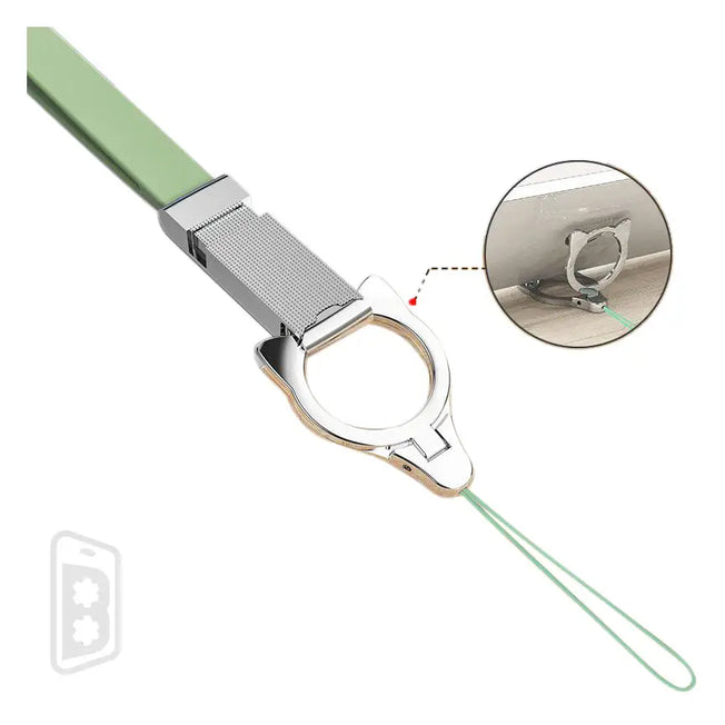 Cat Shape Silicone Lanyard