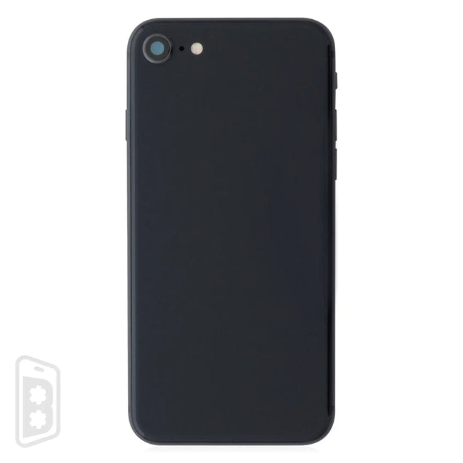 Back Housing W/ Small Components Pre-Installed Compatible For iPhone 8 (No Logo)