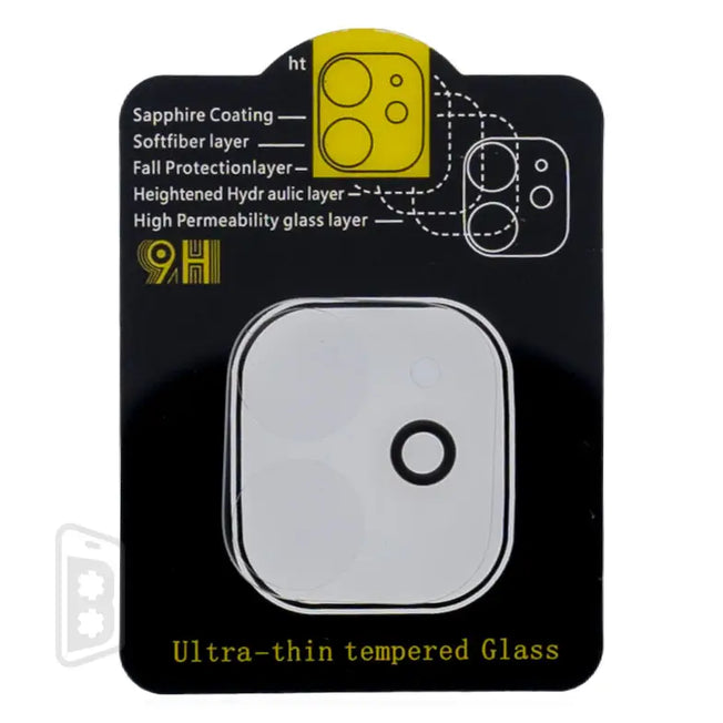 iPhone 12 Mini Back Camera Tempered Glass - Clear