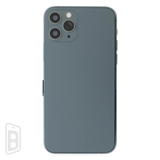 Back Housing W/ Small Components Pre-Installed Compatible For iPhone 11 Pro (No Logo)