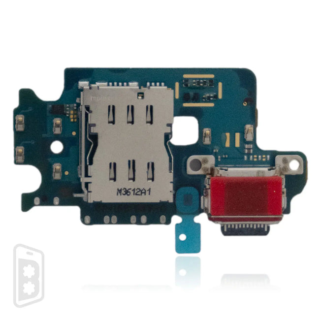 Charging Port Board With Sim Card Reader Compatible For Samsung Galaxy S24 5G (S921U) (North American Version)