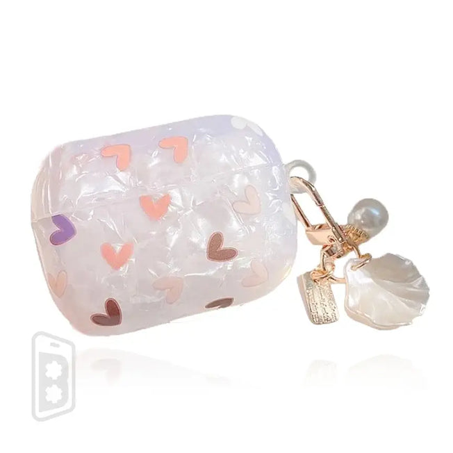 AirPods Pro 2 Pastel Heart Case with Charm