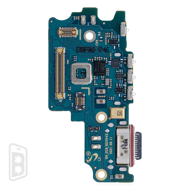 Charging Port Board With Sim Card Reader Compatible For Samsung Galaxy S21 FE 5G (US Version)
