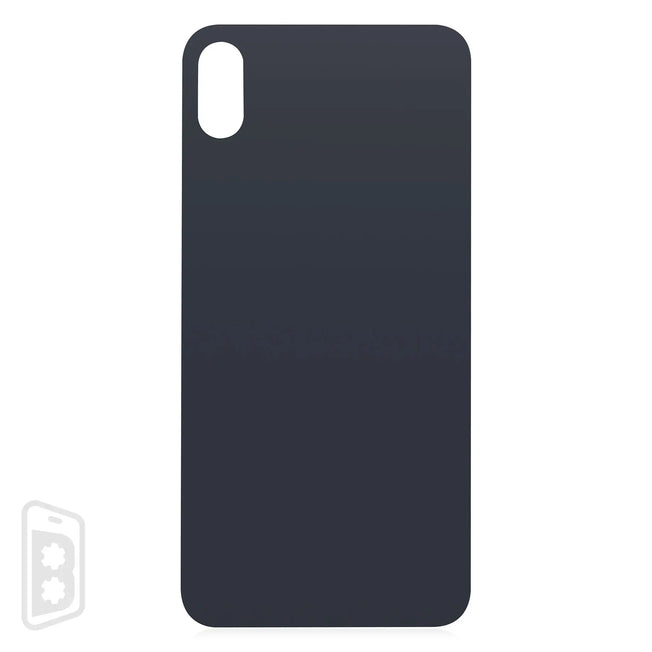 Back Glass With 3M Adhesive Compatible For iPhone XS Max (No Logo / Large Camera Hole)