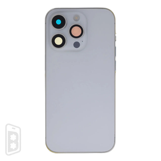 Back Housing W/ Small Pre-Installed Compatible For iPhone 14 Pro (US Version) (No Logo)