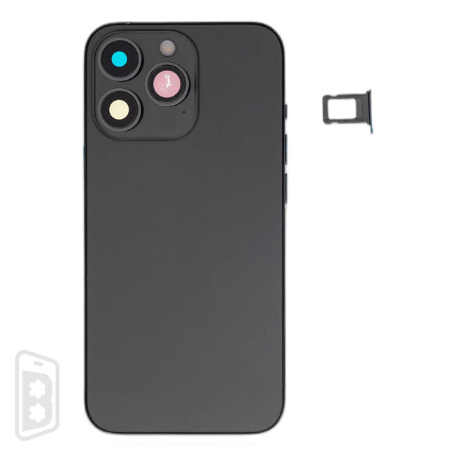 Back Housing W/ Small Components Pre-Installed Compatible For iPhone 13 Pro (US Version) (No Logo)