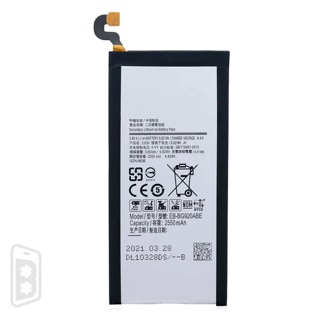Replacement Battery Compatible For Samsung Galaxy S6