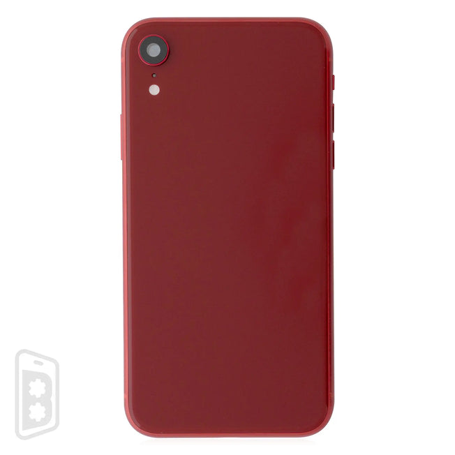 Back Housing W/ Small Components Pre-Installed Compatible For iPhone XR (No Logo)