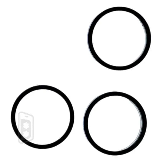 Back Camera Bezel Ring Only Compatible For iPhone 14 Pro / 14 Pro Max (3 Piece Set)