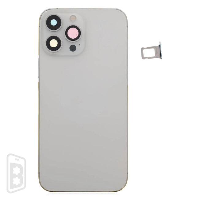 Back Housing W/ Small Components Pre-Installed Compatible For iPhone 13 Pro Max (US Version) (No Logo)