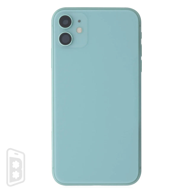 Back Housing W/ Small Components Pre-Installed Compatible For iPhone 11 (No Logo)