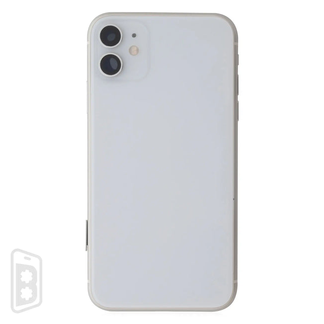 Back Housing W/ Small Components Pre-Installed Compatible For iPhone 11 (No Logo)