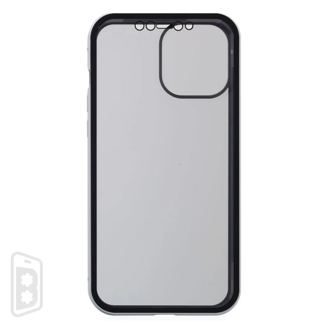 Metallic Magnet Privacy Tempered Glass - iPhone 12 Series