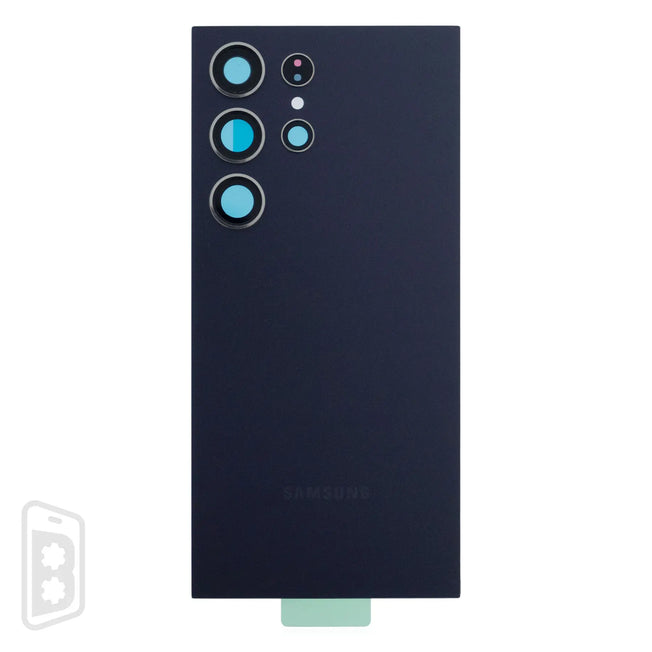 Back Cover Glass With Camera Lens Compatible For Samsung Galaxy S24 Ultra 5G