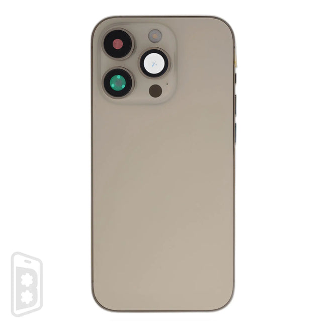 Back Housing W/ Small Pre-Installed Compatible For iPhone 14 Pro (US Version) (No Logo)