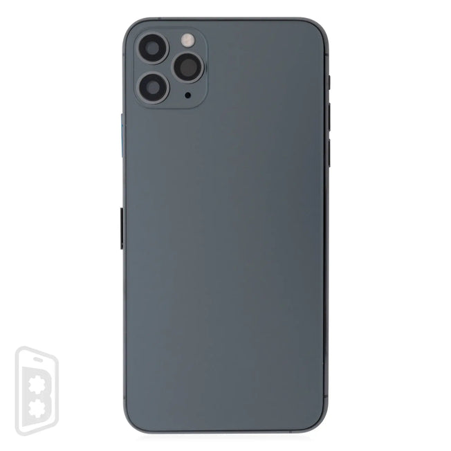 Back Housing W/ Small Components Pre-Installed Compatible For iPhone 11 Pro Max (No Logo)