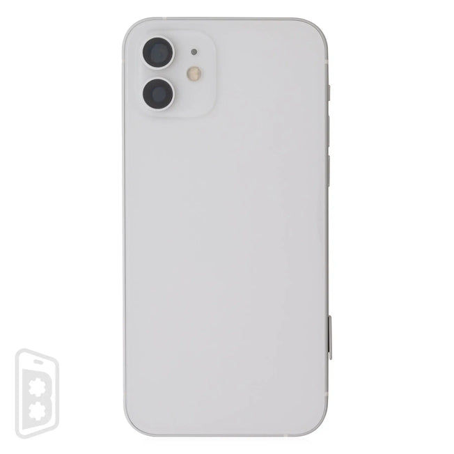 Back Housing W/ Small Components Pre-Installed Compatible For iPhone 12 (US Version) (No Logo)