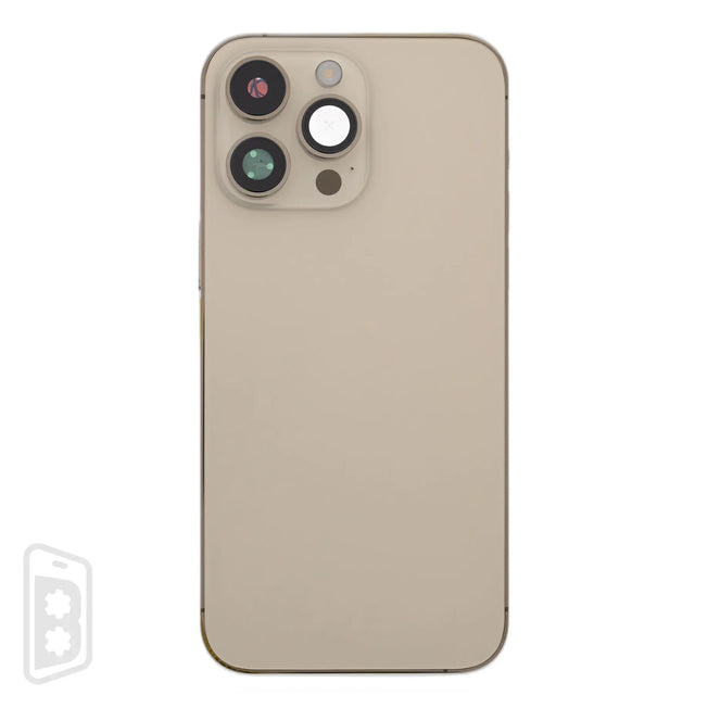 Back Housing W/ Small Pre-Installed Compatible For iPhone 14 Pro Max (US Version) (No Logo)