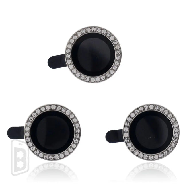 DiamondDot Lens Shield Compatible For iPhone 15 Pro / 15 Pro Max (3 pieces set)