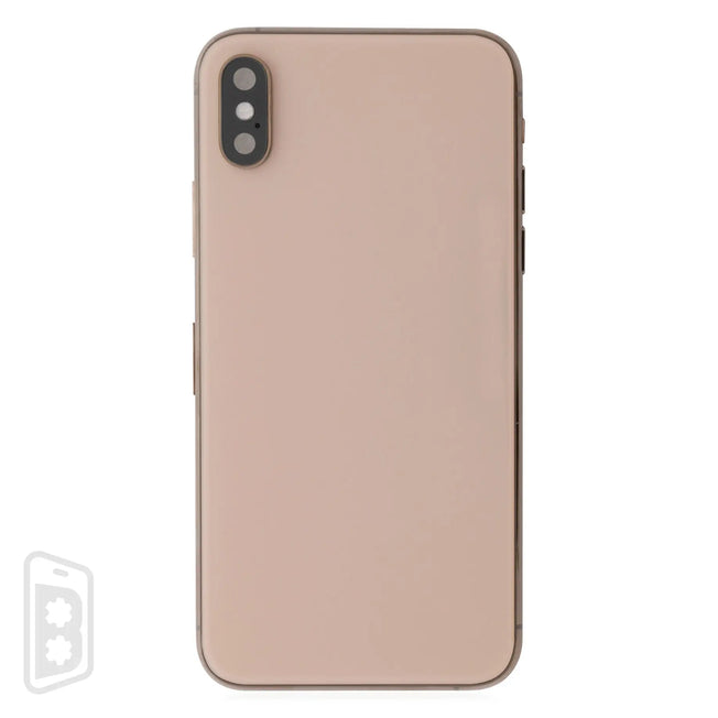 Back Housing W/ Small Components Pre-Installed Compatible For iPhone XS (No Logo)