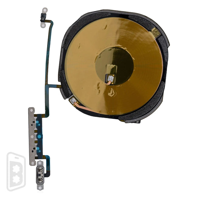 Wireless NFC Charging Flex With Power & Volume Flex Pre-Installed Compatible For iPhone XS Max