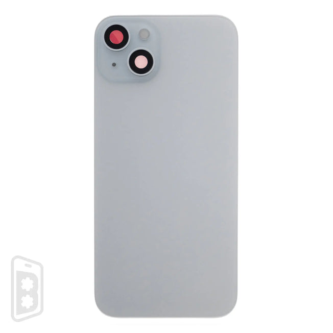 Back Glass With Steel Plate With Wireless NFC Charging MagSafe Magnet & Flashlight Flex Compatible For IPhone 15 Plus (No Logo)