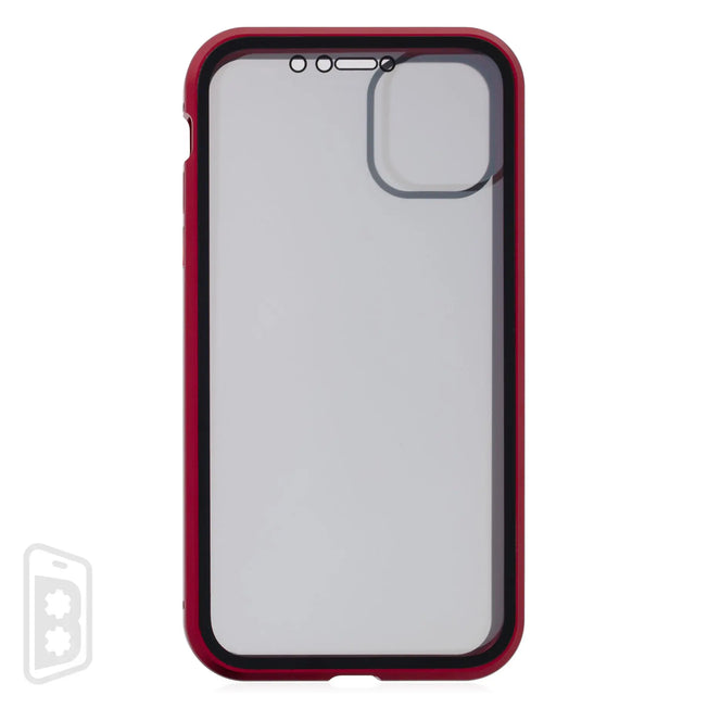 Metallic Magnet Privacy Tempered Glass - iPhone 11 Series