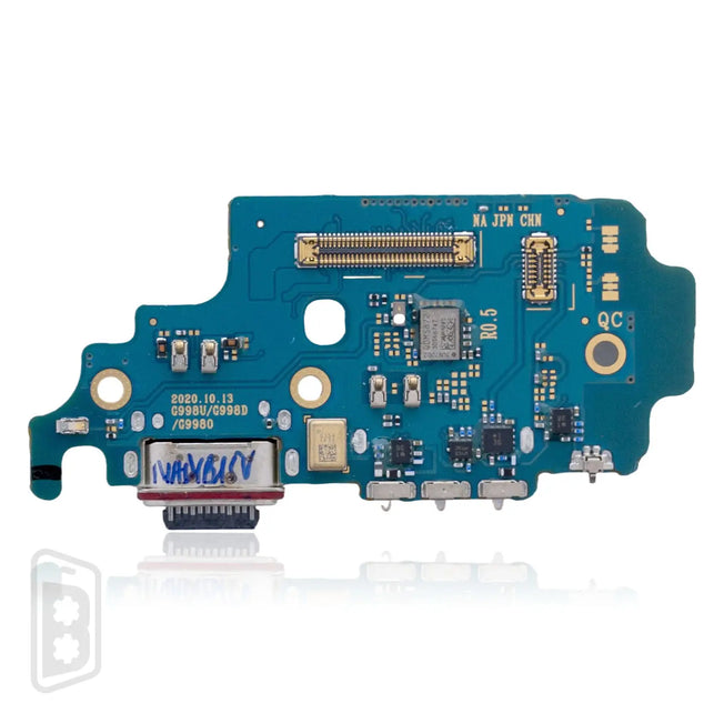 Charging Port Board With Sim Card Reader Compatible For Samsung Galaxy S21 Ultra (G998U) (US Version)