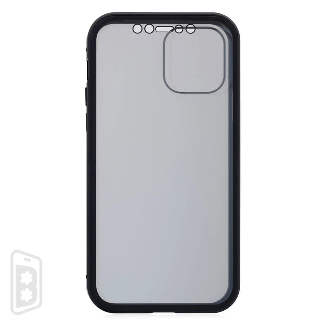 Metallic Magnet Privacy Tempered Glass - iPhone 12 Series