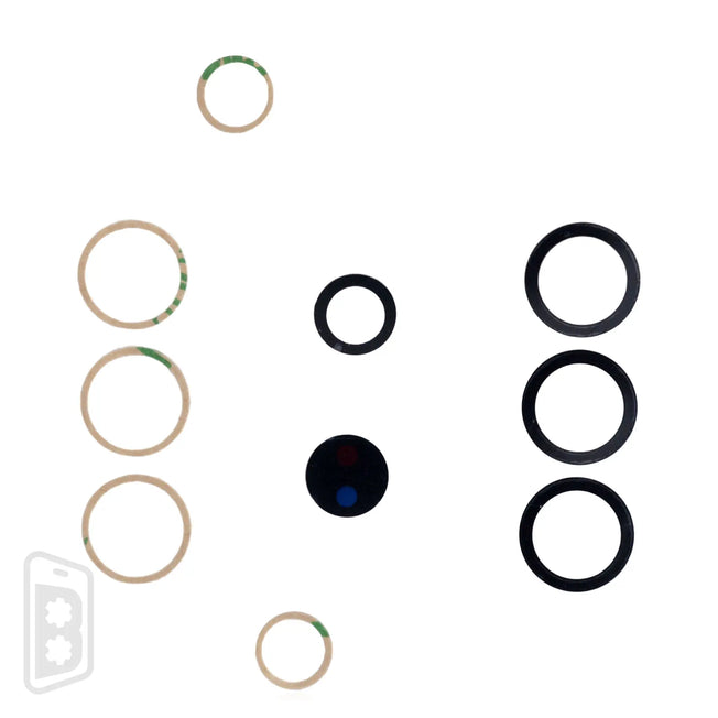 Back Camera Lens (Glass Only) With Adhesive Compatible For Samsung Galaxy S21 Ultra 5G (5 Piece Set)