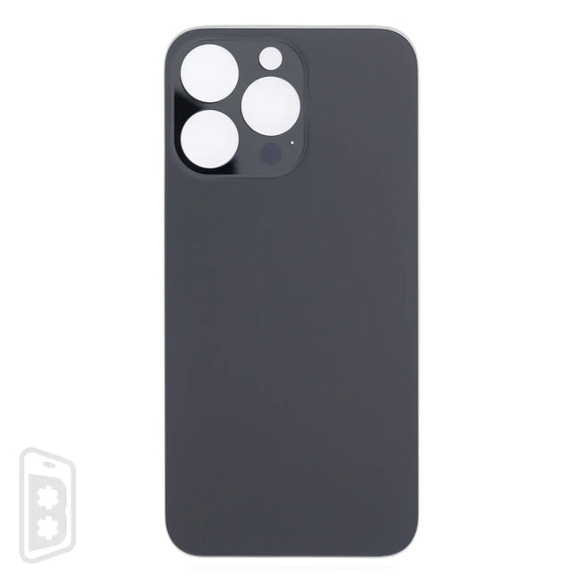 Back Glass With 3M Adhesive Compatible For iPhone 13 Pro (No Logo / Large Camera Hole)