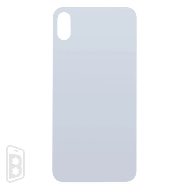 Back Glass With 3M Adhesive Compatible For iPhone XS Max (No Logo / Large Camera Hole)
