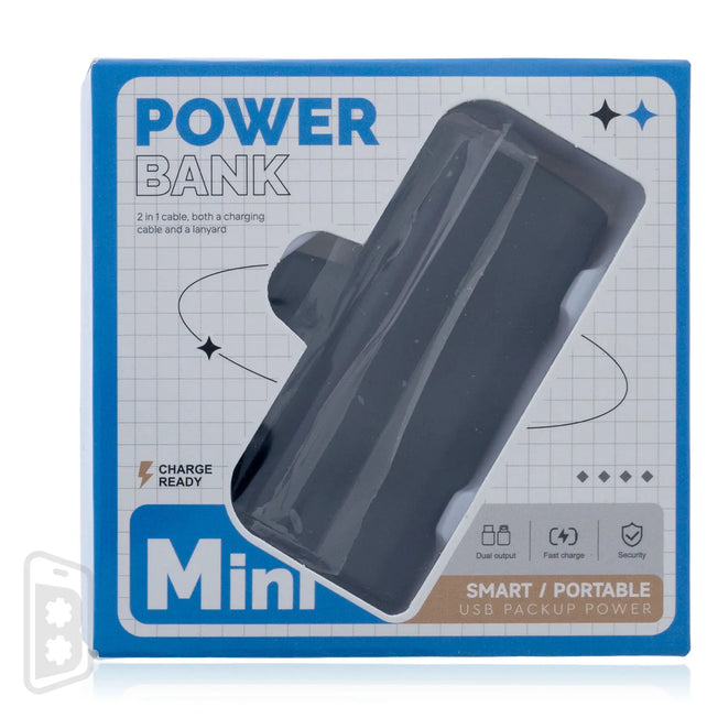 Portable USB Type C Power Bank with Display - 5000 mAh