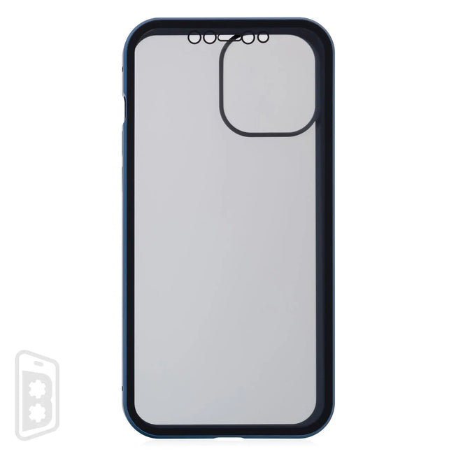 Metallic Magnet Privacy Tempered Glass - iPhone 12 Series
