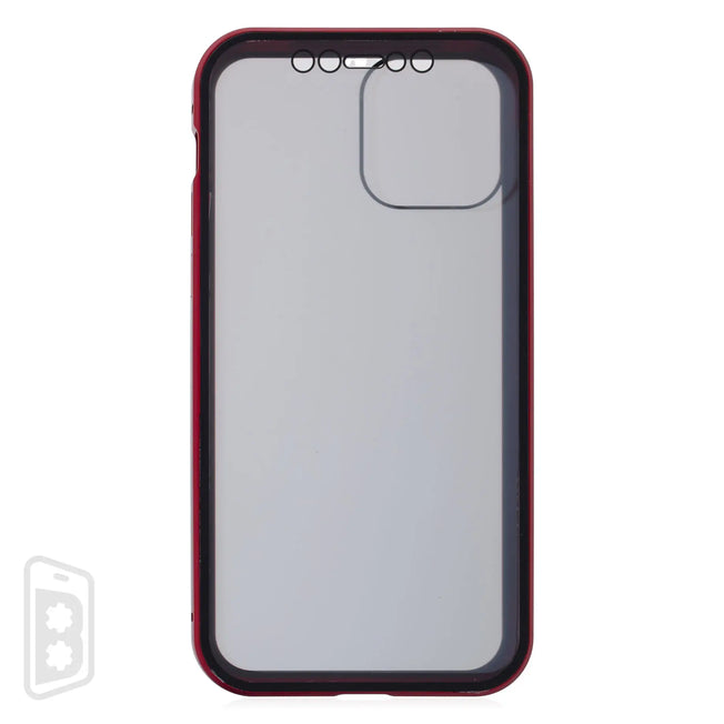 Metallic Magnet Privacy Tempered Glass - iPhone 12 Series