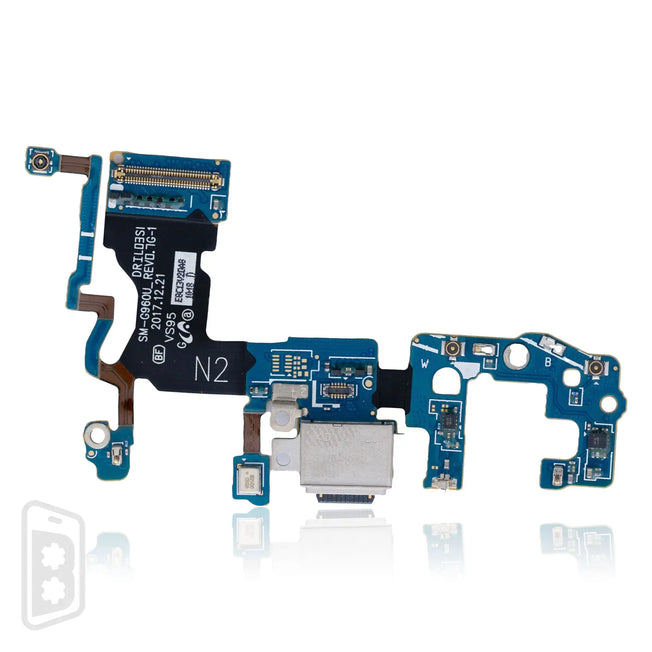 Charging Port With Flex Cable Compatible For Samsung Galaxy S9 (G960U) (US Version)