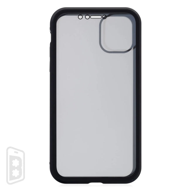 Metallic Magnet Privacy Tempered Glass - iPhone 11 Series