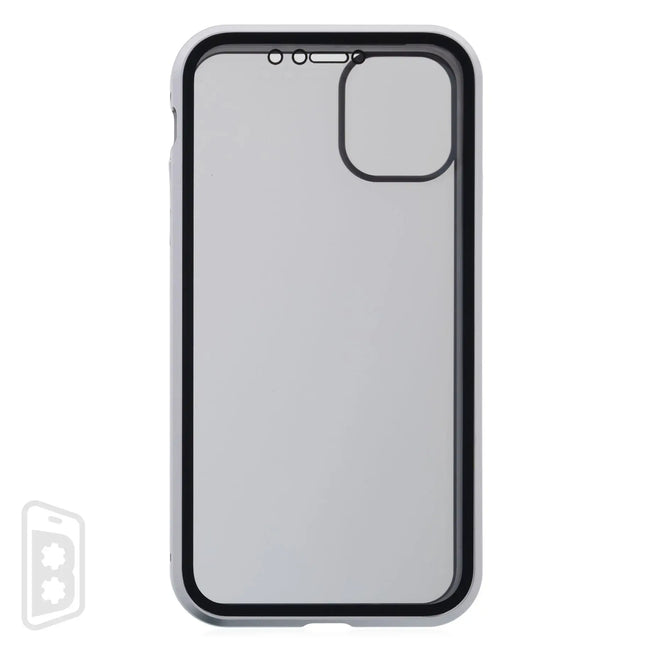 Metallic Magnet Privacy Tempered Glass - iPhone 11 Series
