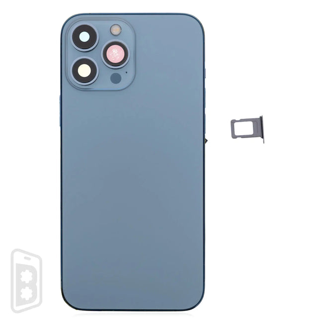 Back Housing W/ Small Components Pre-Installed Compatible For iPhone 13 Pro Max (US Version) (No Logo)