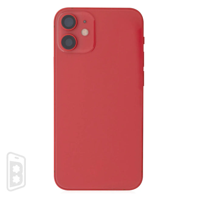 Back Housing W/ Small Components Pre-Installed Compatible For iPhone 12 Mini (US Version) (No Logo)