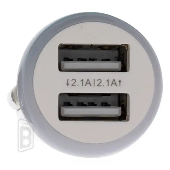 Car Charger - Dual USB Type A Adapter + USB Type C Cable