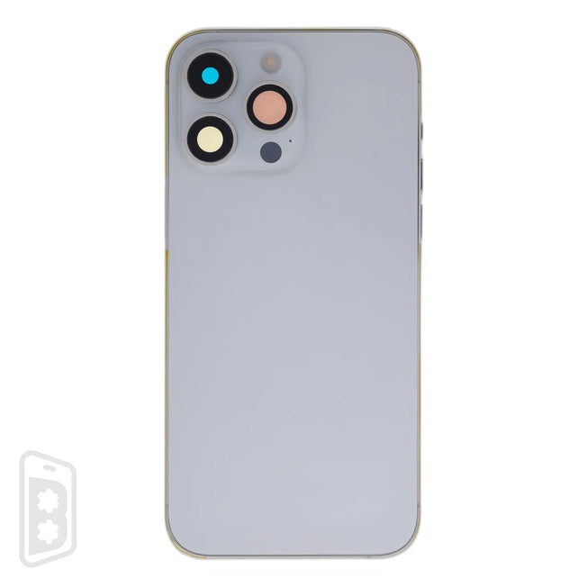 Back Housing W/ Small Pre-Installed Compatible For iPhone 14 Pro Max (US Version) (No Logo)