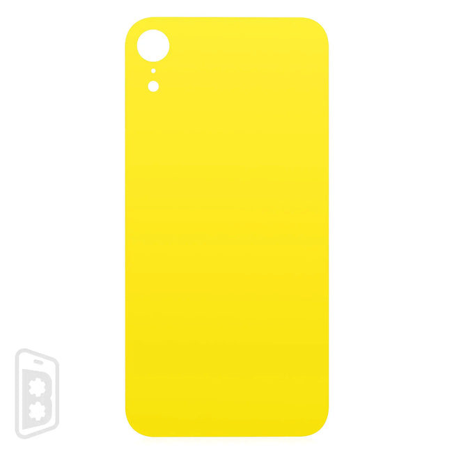 Back Glass With 3M Adhesive Compatible For iPhone XR (No Logo / Large Camera Hole)