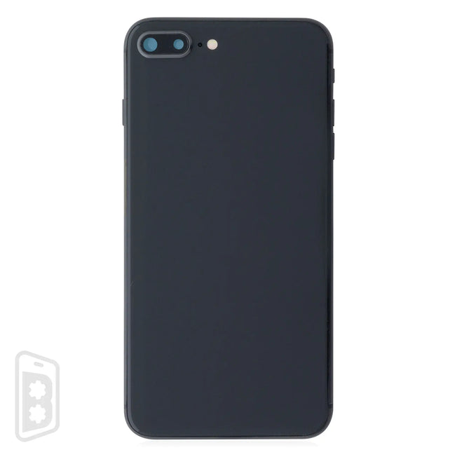 Back Housing W/ Small Components Pre-Installed Compatible For iPhone 8 Plus (No Logo)