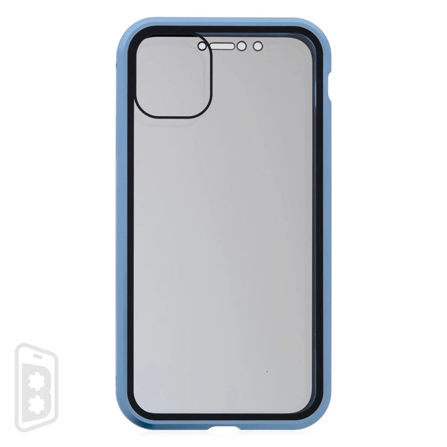 Metallic Magnet Privacy Tempered Glass - iPhone 11 Series