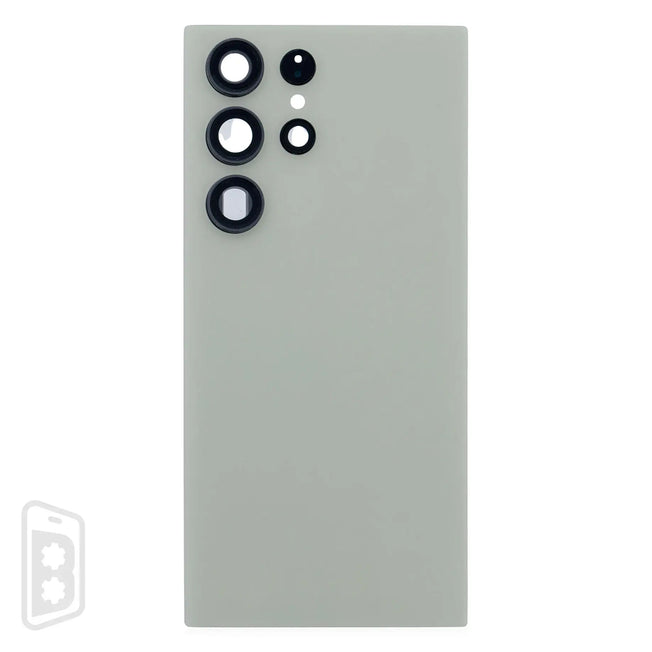 Back Cover Glass With Camera Lens Compatible For Samsung Galaxy S23 Ultra 5G