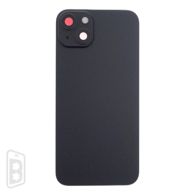 Back Glass With Steel Plate With Wireless NFC Charging MagSafe Magnet & Flashlight Flex Compatible For IPhone 15 Plus (No Logo)